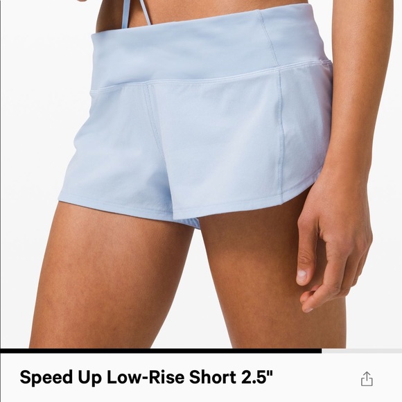 Lululemon 🦋 “Speed Up Low-Rise Short 2.5” 🦋 - Picture 6 of 6